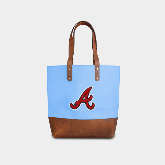 Atlanta Braves "A" Carolina Blue Tote Bag