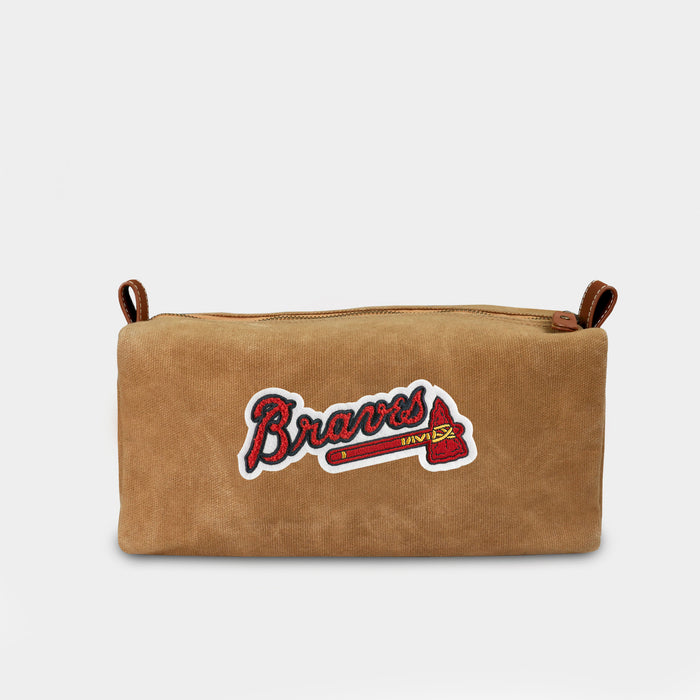 Atlanta Braves Canvas Dopp Kit
