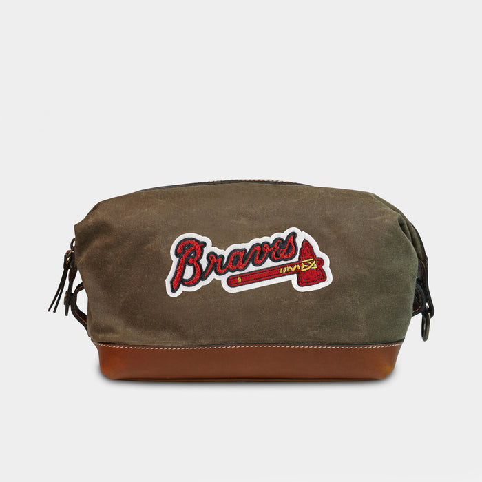 Atlanta Braves Pro Waxed Canvas Dopp Kit