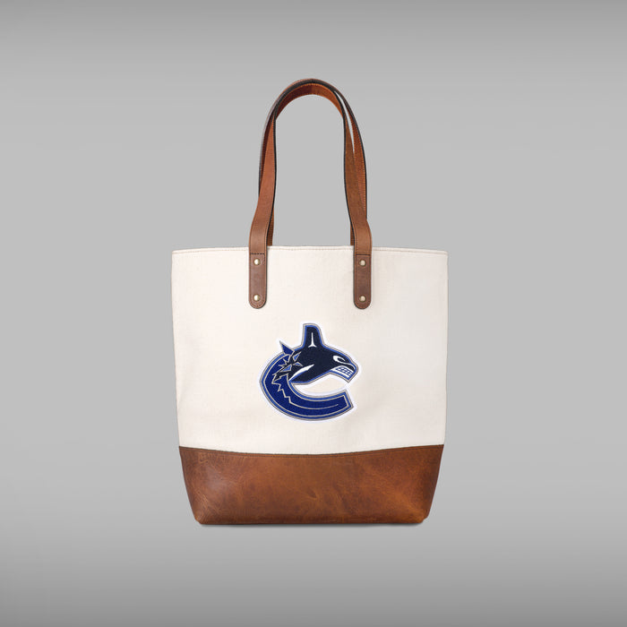 Vancouver Canucks Cream Tote Bag