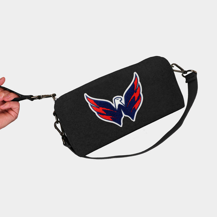 Washington Capitals Black Wool Locker Room Bag