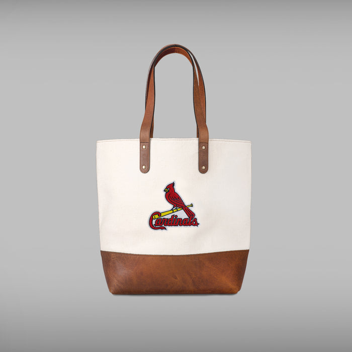 St. Louis Cardinals Bird Cream Tote Bag