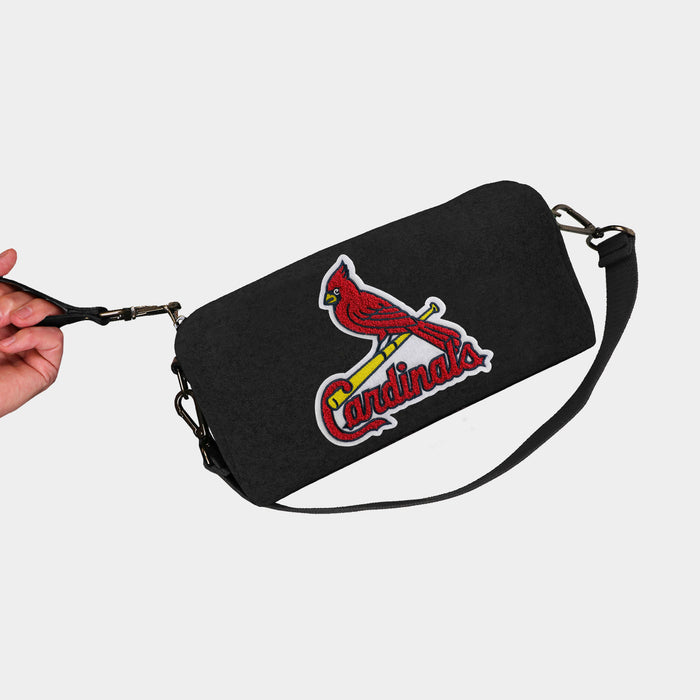 St. Louis Cardinals Black Wool Locker Room Bag