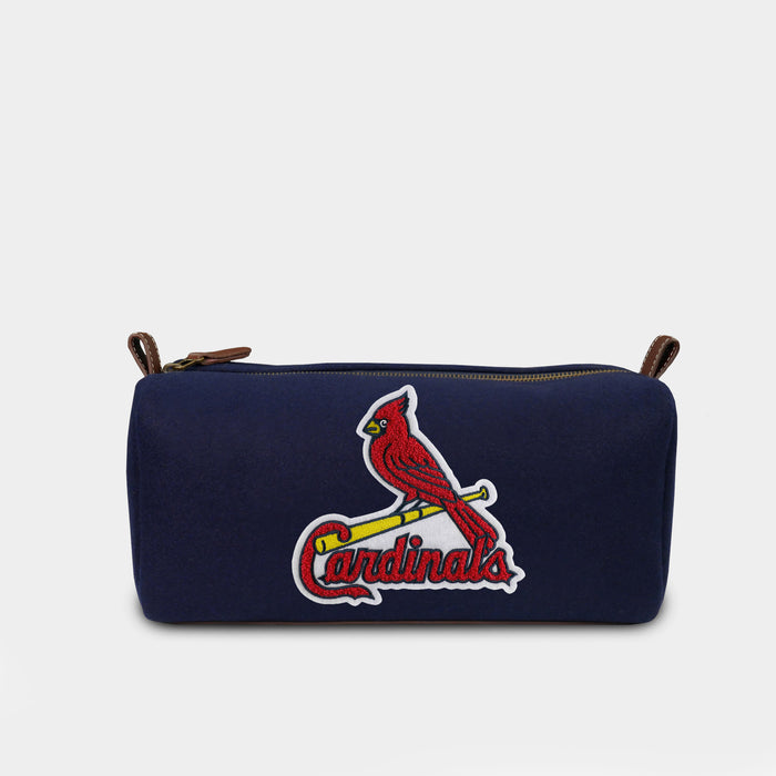 St. Louis Cardinals Navy Wool Dopp Kit