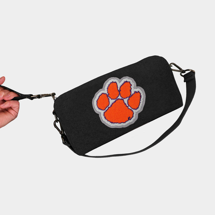 Clemson Tigers Black Wool Locker Room Bag