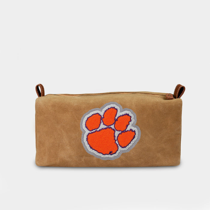 Clemson Tigers Canvas Dopp Kit