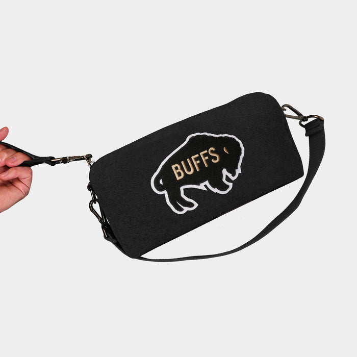 Colorado Buffaloes Black Wool Locker Room Bag