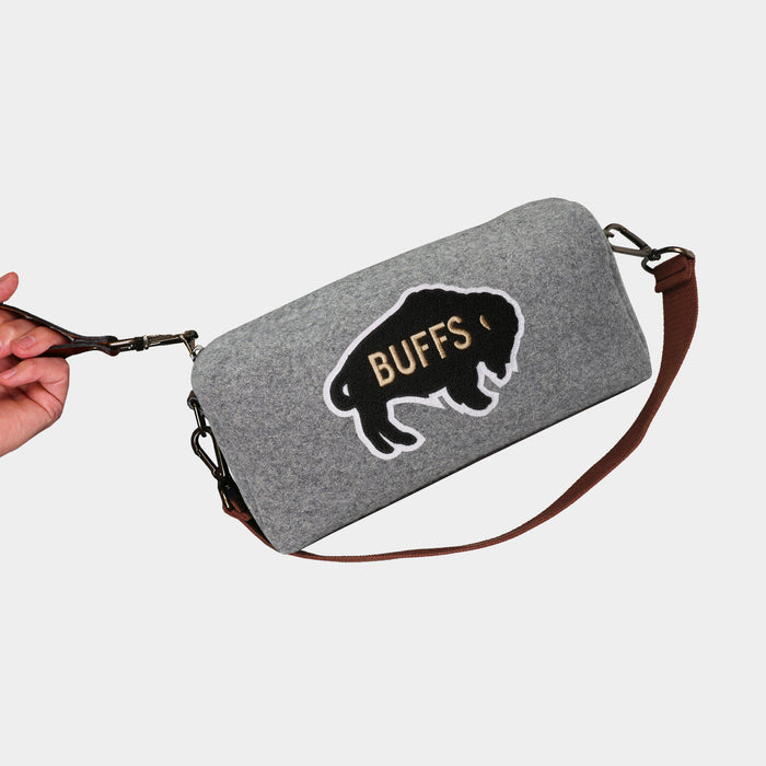 Colorado Buffaloes Grey Wool Locker Room Bag