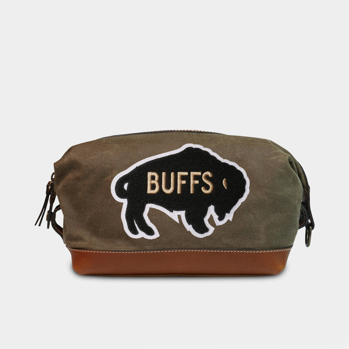 Colorado Buffaloes Pro Waxed Canvas Dopp Kit