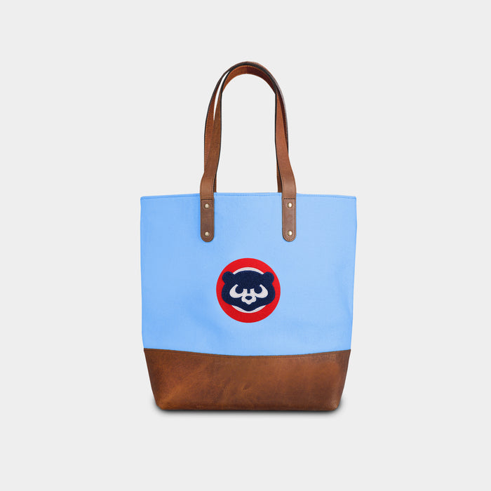 Chicago Cubs "Cub Bear" Carolina Blue Tote Bag