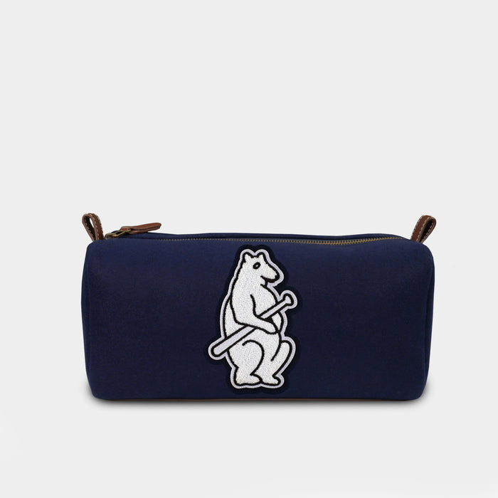 Chicago Cubs Vintage Navy Wool Dopp Kit