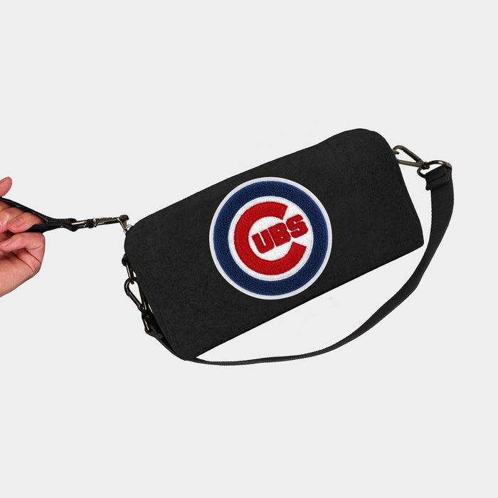 Chicago Cubs Black Wool Locker Room Bag