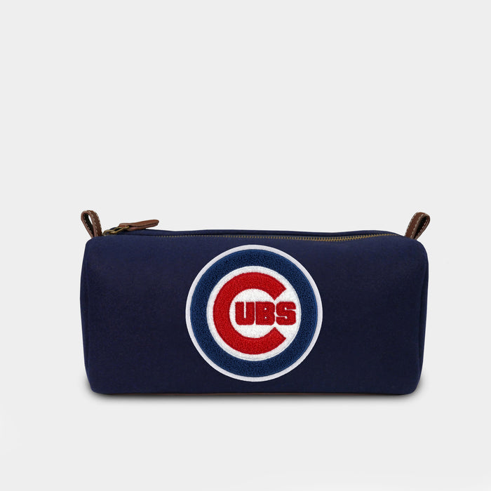 Chicago Cubs Navy Wool Dopp Kit