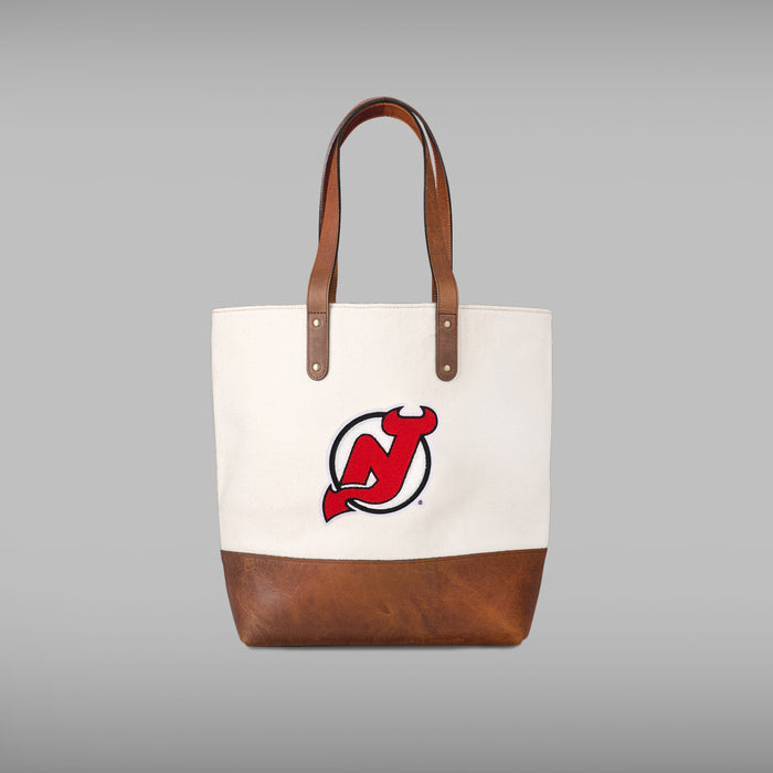 New Jersey Devils Cream Tote Bag