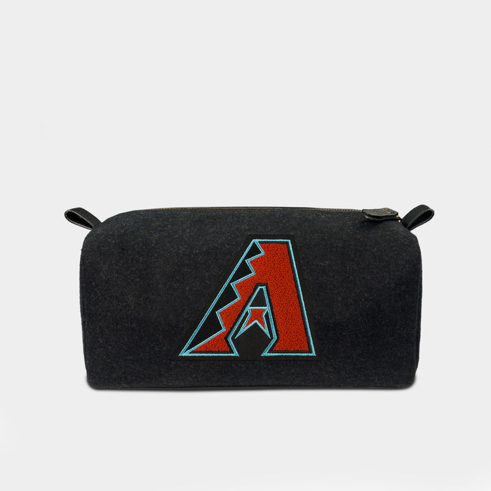 Arizona Diamondbacks Black Wool Dopp Kit