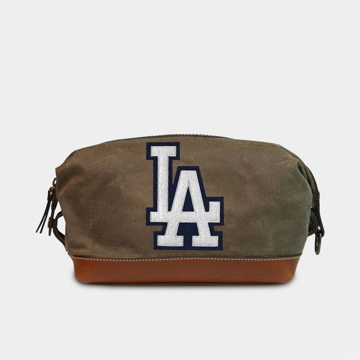 Los Angeles Dodgers "LA" Pro Waxed Canvas Dopp Kit