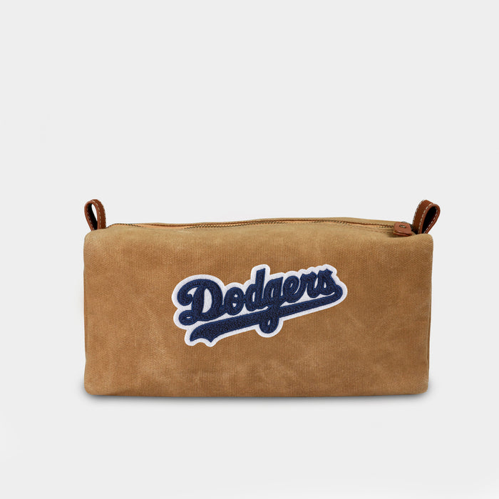 Los Angeles Dodgers Script Canvas Dopp Kit