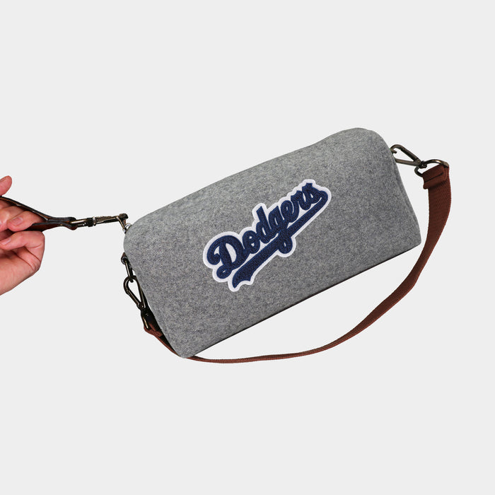Los Angeles Dodgers Script Grey Wool Locker Room Bag