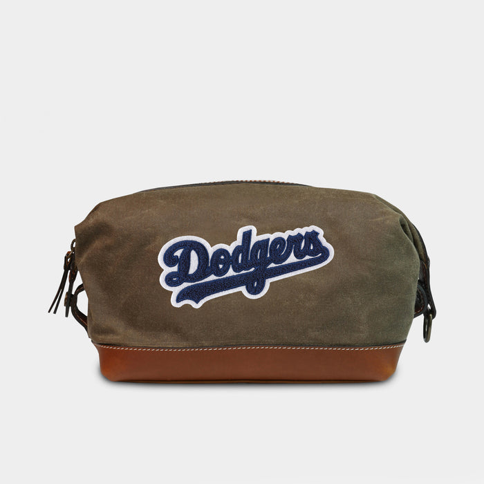 Los Angeles Dodgers Script Pro Waxed Canvas Dopp Kit