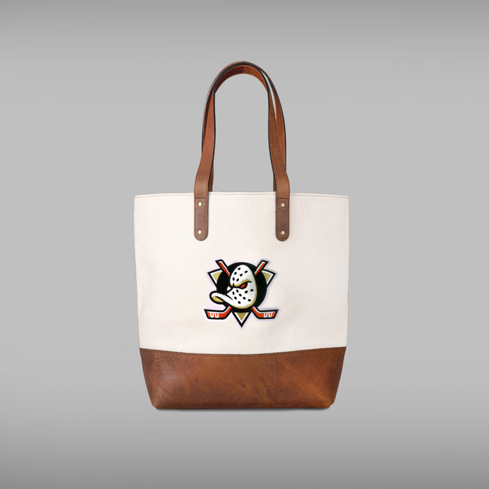 Anaheim Ducks Cream Tote Bag