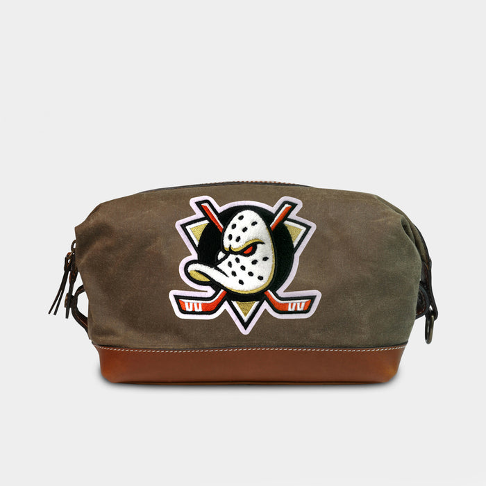 Anaheim Ducks Pro Waxed Canvas Dopp Kit