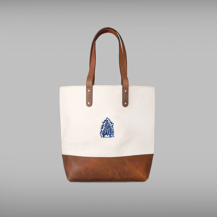 Duke Blue Devils Vintage Cream Tote Bag