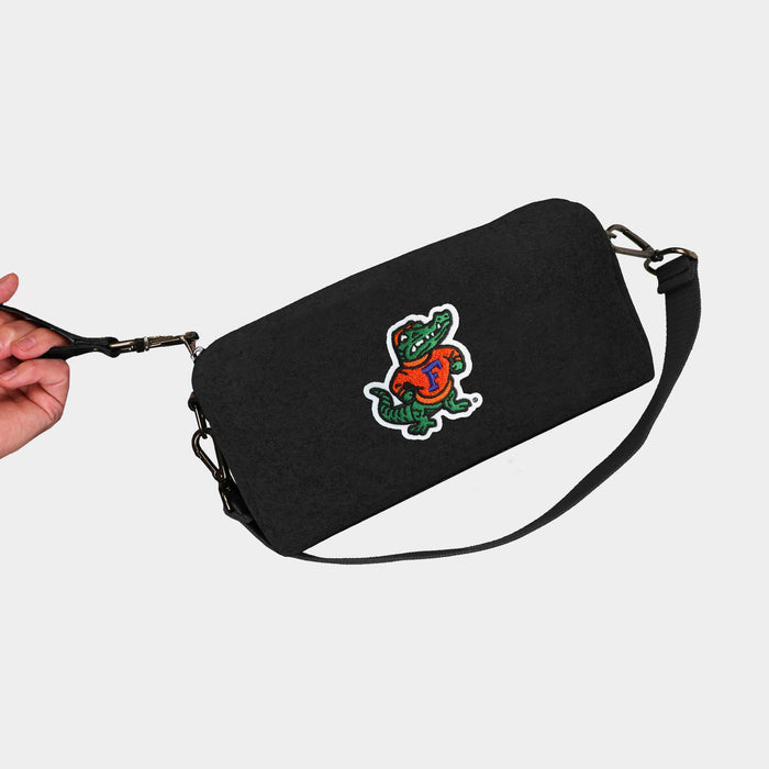 Florida Gators Vintage Black Wool Locker Room Bag