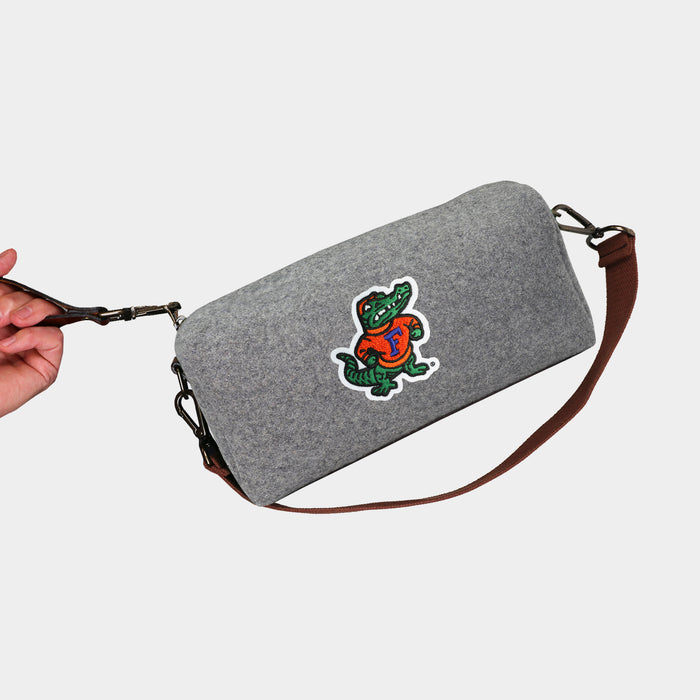 Florida Gators Vintage Grey Wool Locker Room Bag