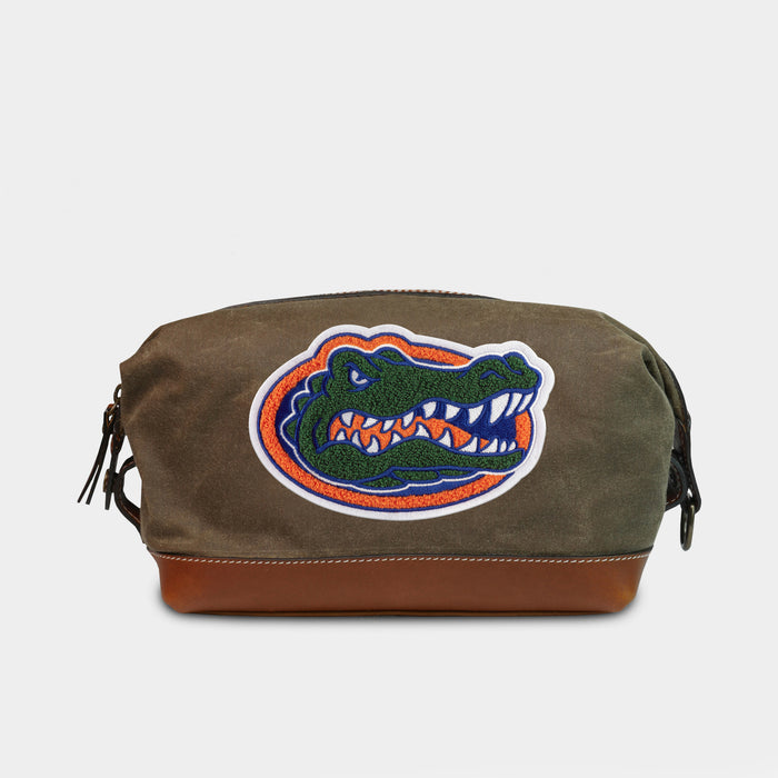 Florida Gators Pro Waxed Canvas Dopp Kit