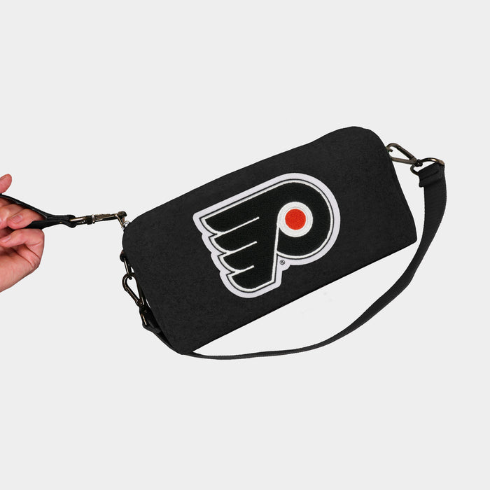 Philadelphia Flyers Black Wool Locker Room Bag