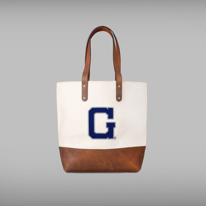 Georgetown Hoyas "G" Cream Tote Bag
