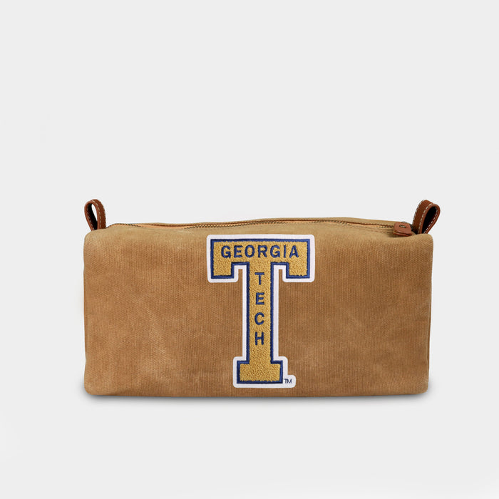 Georgia Tech Yellow Jackets Vintage Canvas Dopp Kit