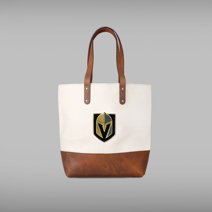 Vegas Golden Knights Cream Tote Bag