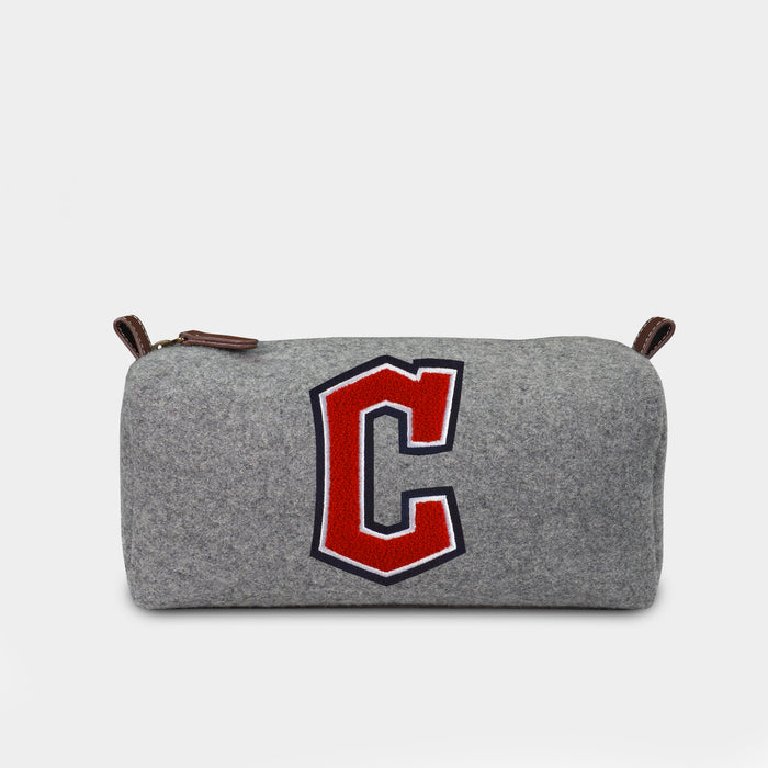Cleveland Guardians Grey Wool Dopp Kit
