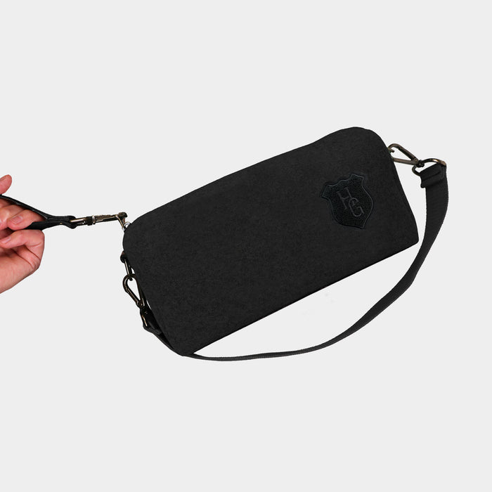 Heritage Gear Tonal HG Black Wool Locker Room Bag