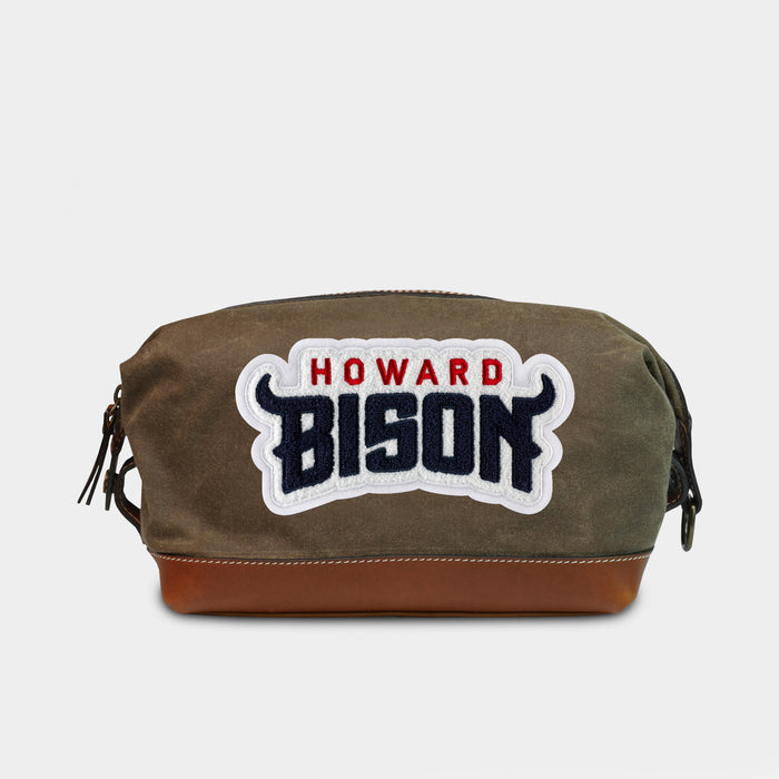 Howard Bison Pro Waxed Canvas Dopp Kit