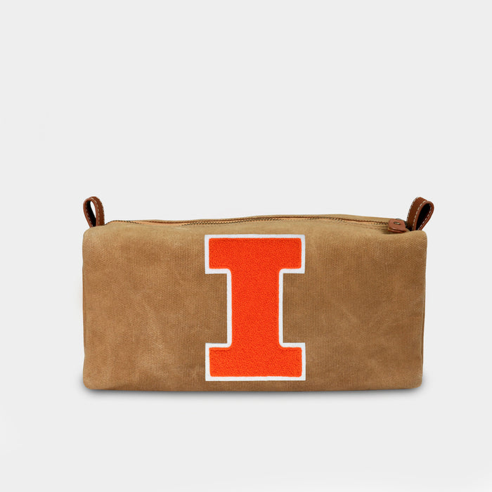 Illinois Fighting Illini Canvas Dopp Kit