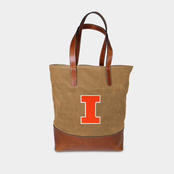 Illinois Fighting Illini Canvas Tote