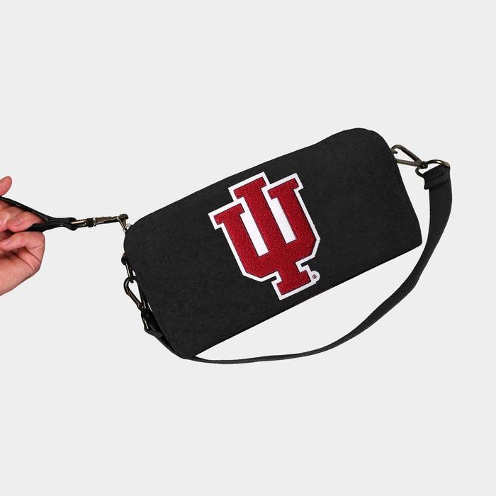 Indiana Hoosiers Black Wool Locker Room Bag