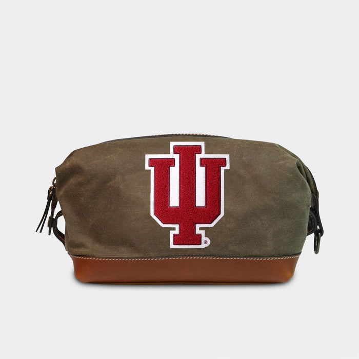 Indiana Hoosiers Pro Waxed Canvas Dopp Kit