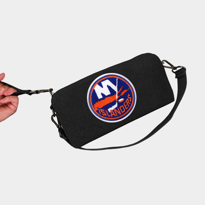 New York Islanders Black Wool Locker Room Bag