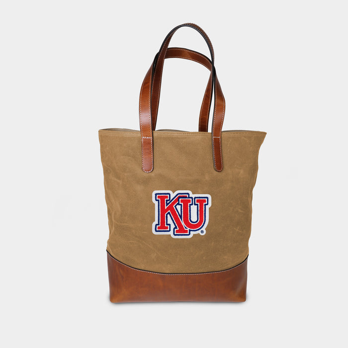 Kansas Jayhawks Vault "KU" Canvas Tote