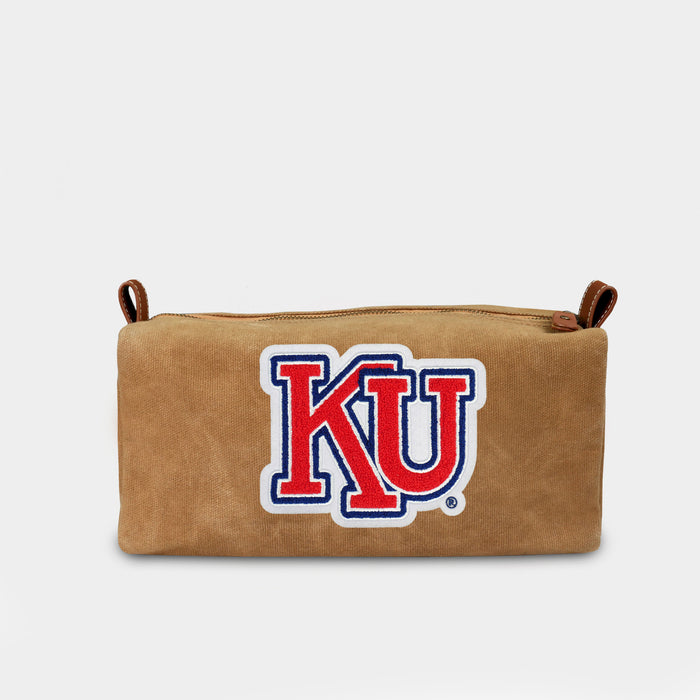 Kansas Jayhawks Vintage KU Canvas Dopp Kit