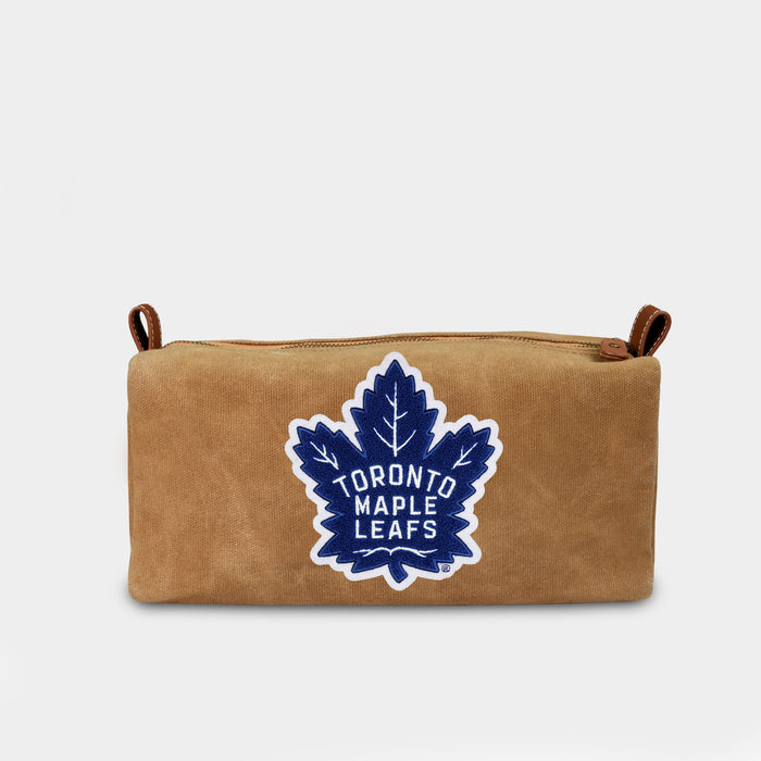 Toronto Maple Leafs Blue Canvas Dopp Kit