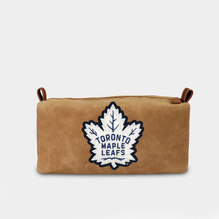 Toronto Maple Leafs White Canvas Dopp Kit