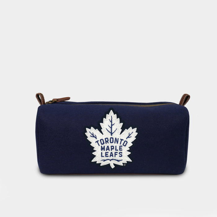 Toronto Maple Leafs White Wool Dopp Kit