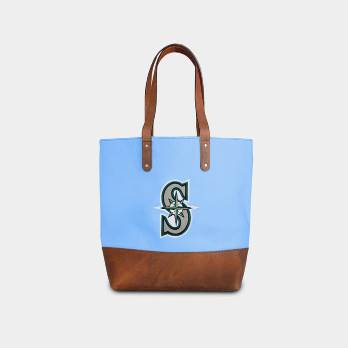 Seattle Mariners "S" Carolina Blue Tote Bag