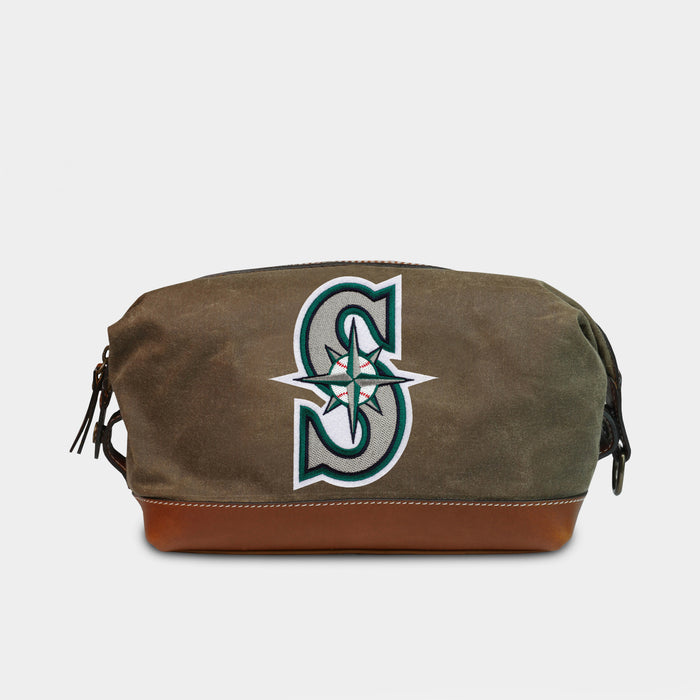 Seattle Mariners "S" Pro Waxed Canvas Dopp Kit
