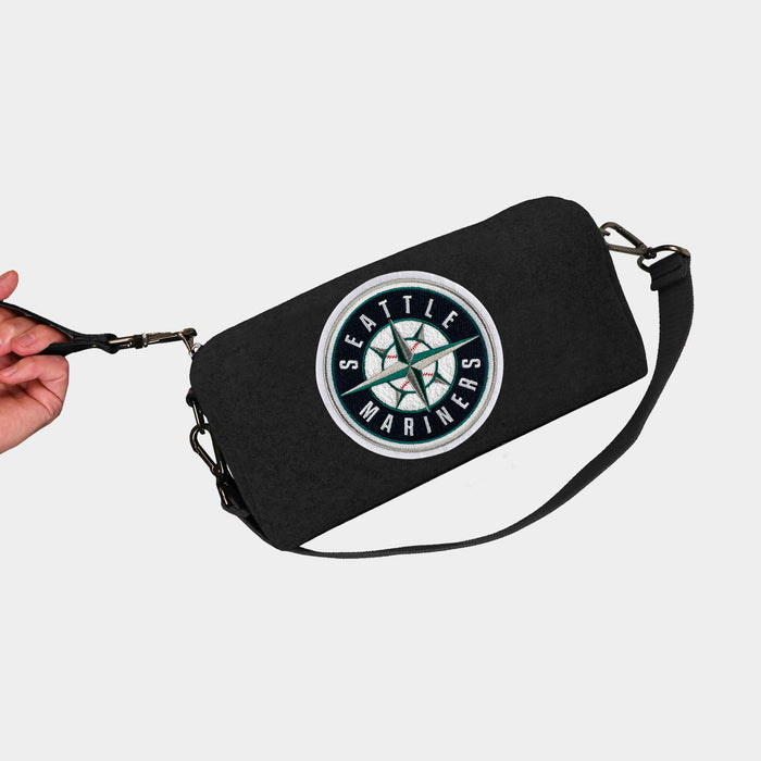 Seattle Mariners Black Wool Locker Room Bag