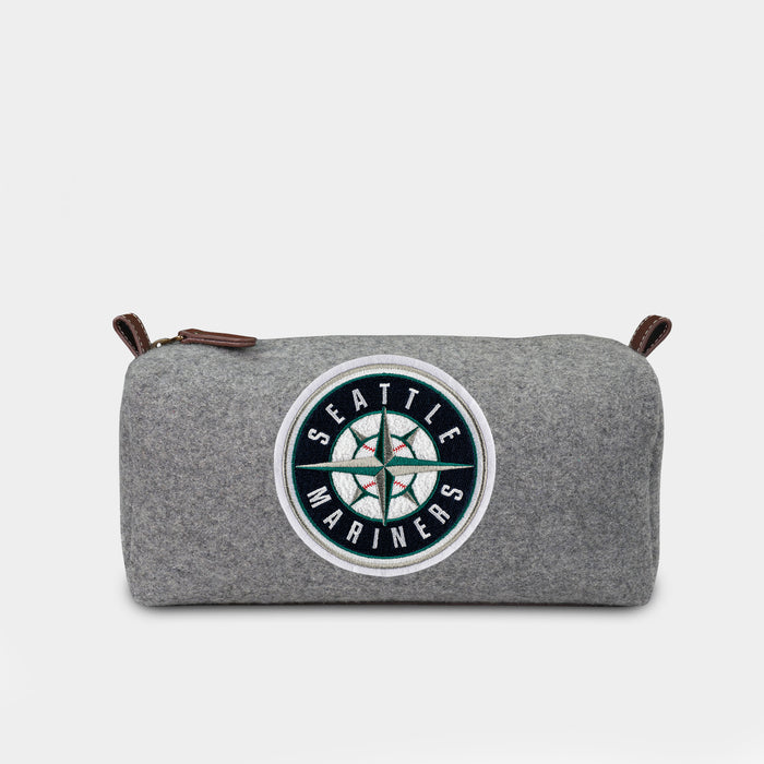 Seattle Mariners Grey Wool Dopp Kit